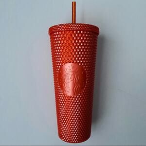 Starbucks | Pearl Orange Studded Venti Tumbler NWT 2022 Release